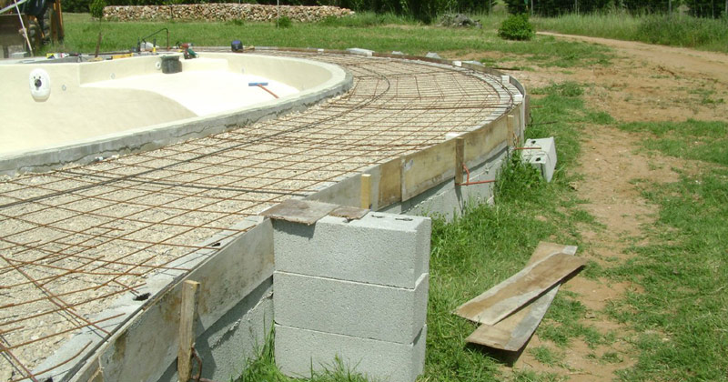 coffrage pour allee en béton