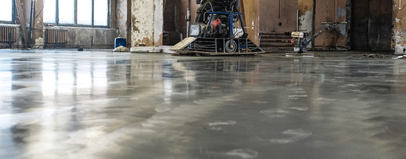 dallage industriel béton en interieur