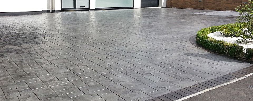 dalle Béton imprimé
