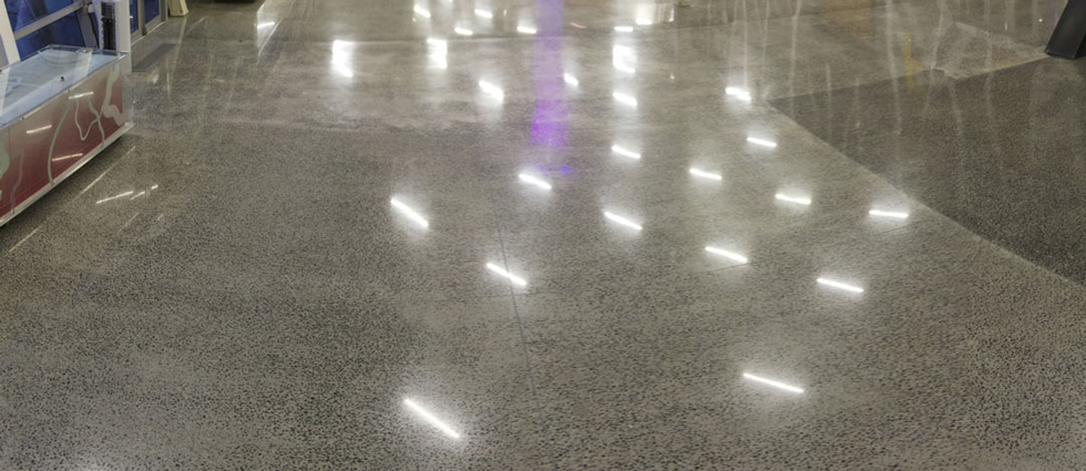 Béton poli diamant