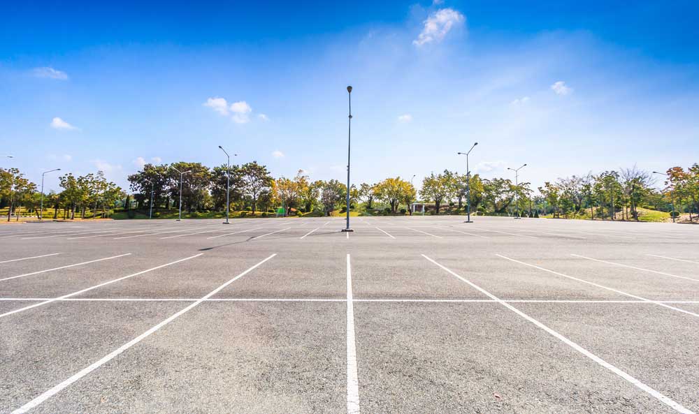 revêtement de sol pour un parking